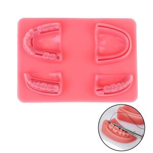 잇몸 피부 봉합술 수술 연습용 용 패드 실험실 모델 실리콘 치주염 훈련 키트