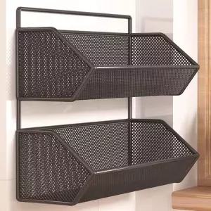 랙 생강 수납 바구니 마늘 야채 정리함 보관 소쿠리 주방 펜트리 배수