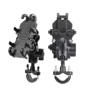 모토 오토바이 핸드폰 거치대 핸들바 홀더 충격 방지 GPS 브래킷 오토바이 스쿠터 범용 방진 스마트폰 클램