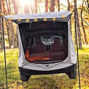 꼬리텐트 그레이 트렁크 텐트 차박텐트 트렁크도킹텐트