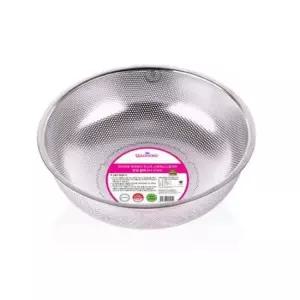 스텐채반 퀸센스 채반 바구니 채소 과일 소쿠리 펀칭볼 27CM 건지기