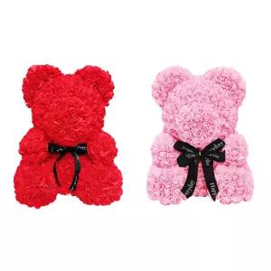 아서아리 장미곰돌이 꽃 로즈 플라워베어 이벤트 선물 70cm