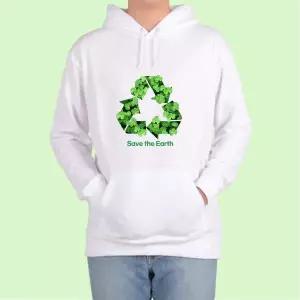 [RIZPICK]후드티 프린팅티셔츠 환경보호 지킴이 HH