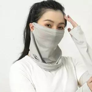 쿨링 귀걸이형 멀티 냉감 스카프 그레이