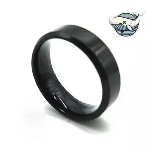 세련된 블랙 티타늄 링 남성용 쥬얼리 반지 커플반지 남녀공용반지 악세사리반지