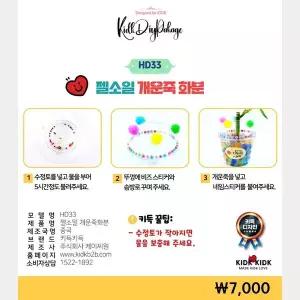 [키득키득]팝업 젤소일 개운죽 화분 만들기 패키지