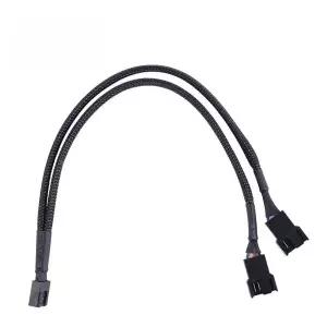 [골드스마일](COMS) 쿨러 4핀 Y형 케이블 20cm/2분배케이블