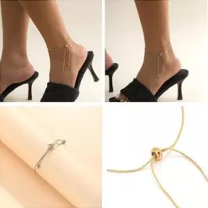 [라일리쥬얼리] Rly 길이조절 써지컬스틸 뱀줄발찌