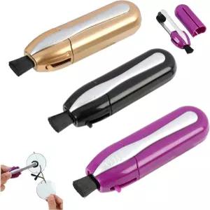 안경 클리너 3종 세트 휴대하기 쉬운 마이크로파이버 천 미니 브러시 선글라스용 렌즈 클리닝 세트골드