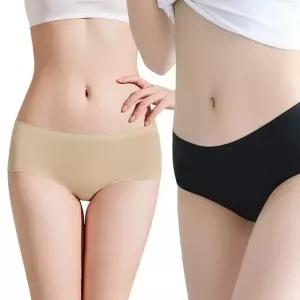 [라일리여성언더웨어] Rly 여성 심리스 팬티 네모 사각 무봉제 드로즈 2컬