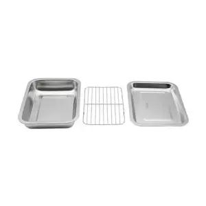 튀김망 키친아트 밧드 받침망 돈까스망 받침 1호 27CM 물지제거