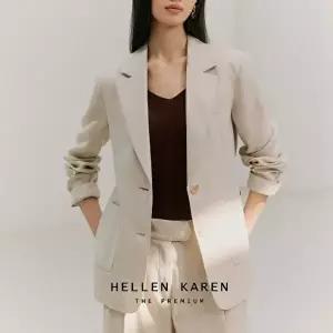 [헬렌카렌 더프리미엄][미리주문 앱할인] 26SS 프렌치린넨100 재킷