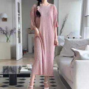 빅사이즈 604 구김주름트임원피스 DARX577