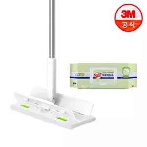 [3M] 올터치 더블액션 막대걸레 대형 + 더블액션 물걸레 청소포 30매
