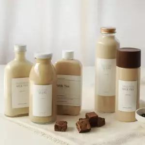 밀크티 병 더치 커피 콜드브루 보틀 유리 용기 음료 주스 PET