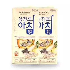 메가커피 삼천포 아침 멸치육수 1000ml 2개세트