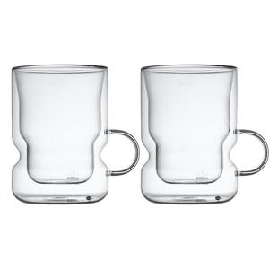 까사무띠 이중유리 쿠르바 글래스 280ml 2P세트, 1개