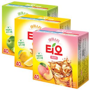 동서 티오 복숭아 레몬 애플 아이스티 40T