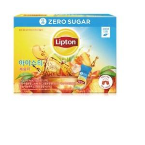 유니레버 립톤 제로슈가 아이스티 믹스 복숭아 5g x 60개입