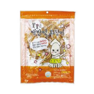 황토 꽃을 든 맥반석 오징어 120g 맥주 안주 건어물