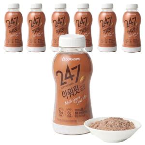 아워홈 아워핏 초코 식사대용 쉐이크 선식 43g x 7개