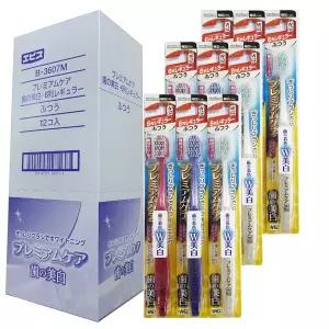 에비스 플래티넘 화이트닝케어 칫솔 W62, 9개