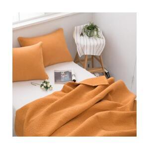 여름이불 기획 퓨어황토 순면 워싱 여름이불 겸 패드 피그먼트