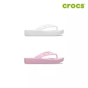 [크록스][크록스 정품] 클래식 플랫폼 플립 여성샌들 207714 2종 택1