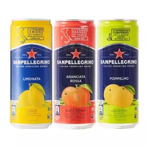 산펠레그리노 3종 혼합(리모나타 로싸 폼펠모) 330mlx12캔