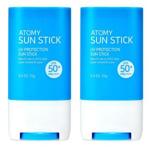 애터미 선스틱 15g 2개 SPF50 미백 썬스틱 선크림 썬크림