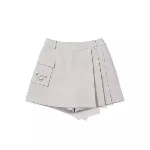 [말본골프] 아웃 포켓 플리츠 스커트 라이트 베이지 133198017