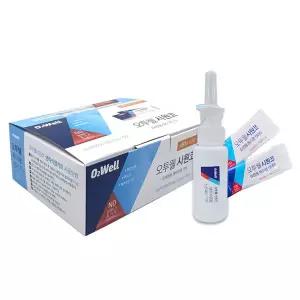 O2Well 오투웰 시원코 생리식염수 키트 코세정제 코스프레이 NO 꽃가루 미세먼지 식염수 코세척제 코세척액