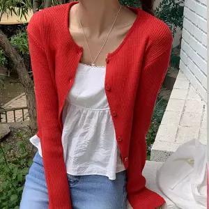 [코코블랑] 블러시 린넨 골지 가디건