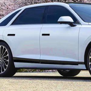 그랜져GN7 사이드 도어 가니쉬 & 도어캐치 커버 스티커(8P) / 유광블랙