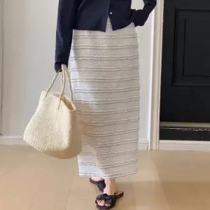 빅사이즈 506 블룸롱H라인밴딩스커트 DDDU723