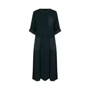 [롯데백화점]크로커다일레이디 져지 허리 스트링 원피스 CLEMOP113