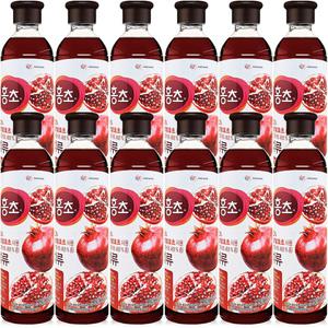 대상 청정원 마시는 홍초 석류 900ml 12개