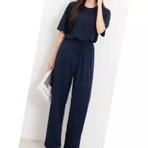 ONM 여자 아이스반팔티 밴딩바지 세트 일상패션 가을