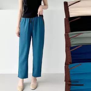 ONM 여자 여름 엣지 라인 편안한 인견 일자 밴딩 바