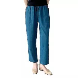 ONM 여성 인견 밴딩 일자바지 시원한 여름 데일리 팬