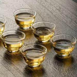 로하티 차와향기 내열유리 찻잔 6p x 2세트 30ml/머그컵/티머그/차우리기/티컵/내열/유리잔/다도/유리/세트