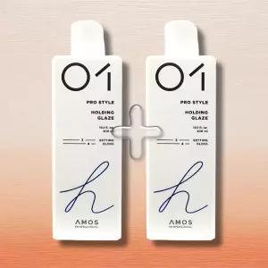 아모스 홀딩 글레이즈 듀오 600ml (300ml x 2) 풍성한 컬