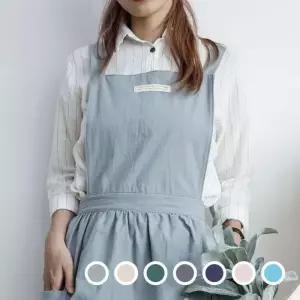 ONM 컬러 코튼 앞치마 까페앞치마 앞치마 카페