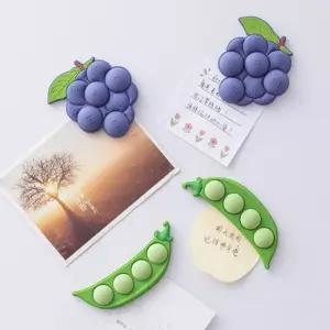 냉장고 자석 포도송이 인테리어 선물 메모꽂이
