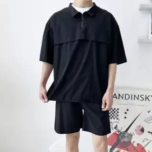 [라일리] Rly 아노락 남자 트레이닝세트 반집업 반바지 남성 츄