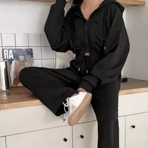 ONM 와이드 여성 트레이닝세트 크롭 후드집업 팬츠 세