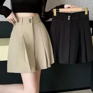 ONM 2컬러 정장반바지 슬랙스 플리츠팬츠 A라인 하프