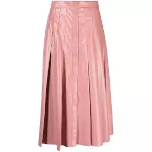 트윈셋 가죽 플리츠 미디 스커트 231TP2090 TP444278224