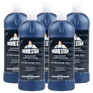 홈스타 파워스크럽 욕실용 550ml 5개