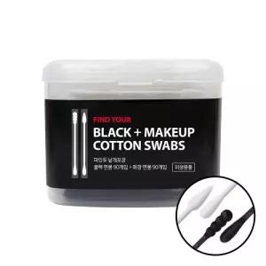 FINDYOU 파인듀 낱개포장 블랙면봉 90p+화장면봉90p